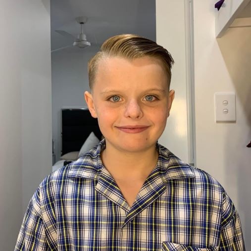 Tristian Frahm died after being bitten by a snake. His father has been charged with manslaughter for allegedly ignoring his son's pleas for help. Picture: Supplied