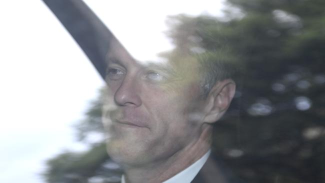 NSW Premier Chris Minns arrives for the Kyle Sandilands and Tegan Kynaston wedding. Picture: NCA NewsWire / Jeremy Piper