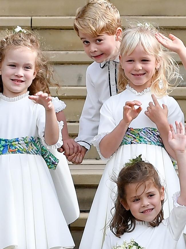 George and Charlotte as always a highlight at royal events. Picture: AFP