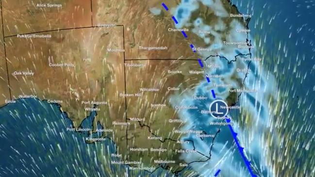 Widespread rain and storms have been forecast for eastern Australia this AFL and NRL grand final weekend. Picture: Bureau of Meteorology