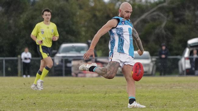 Brad Arnold helped turn the game for Crib Point. Picture: Valeriu Campan