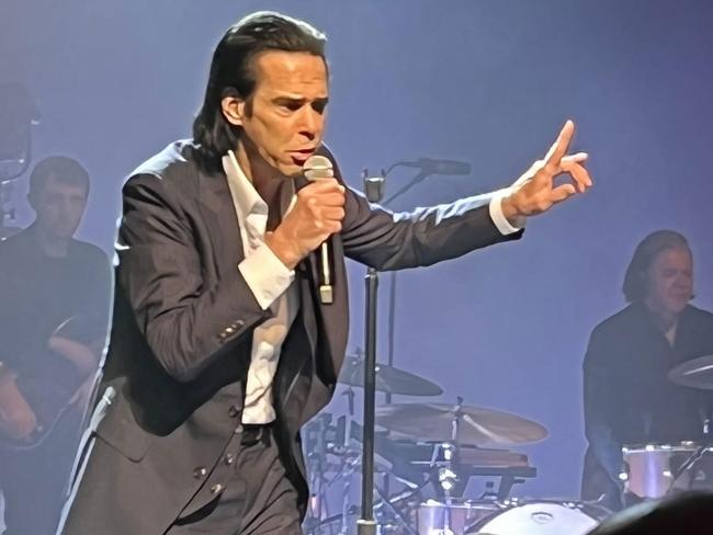 Nick Cave and Warren Ellis play the Adelaide Festival Theatre on Monday, November 22, 2022. Picture: Nathan Davies