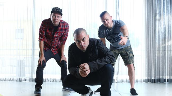 Hilltop Hoods know jow to pick a winning guest teaming with Sia and Montaigne for top 3 hits. Picture: Britta Campion.