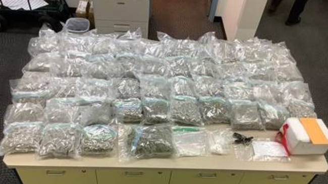 On May 6, five search warrants were executed across the Whitsundays division resulting in the seizure of over $43,000, 22kg in cannabis, 41 grams in methamphetamine and 89 grams in cocaine. Picture: Queensland Police Service