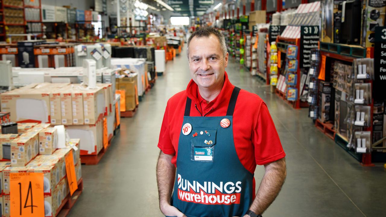 Mr Schneider has positioned Bunnings to fight off online competitors. Picture: Peter Mathew