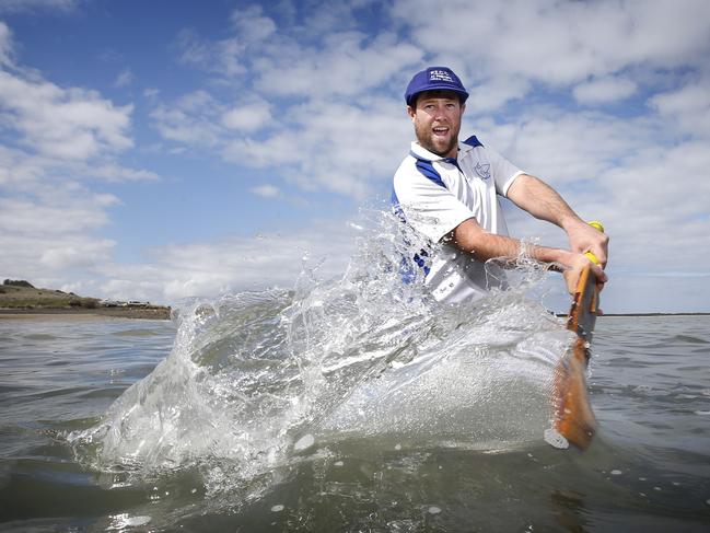 French Island cricket captain Matt Spark has been making waves this season. Picture: David Caird