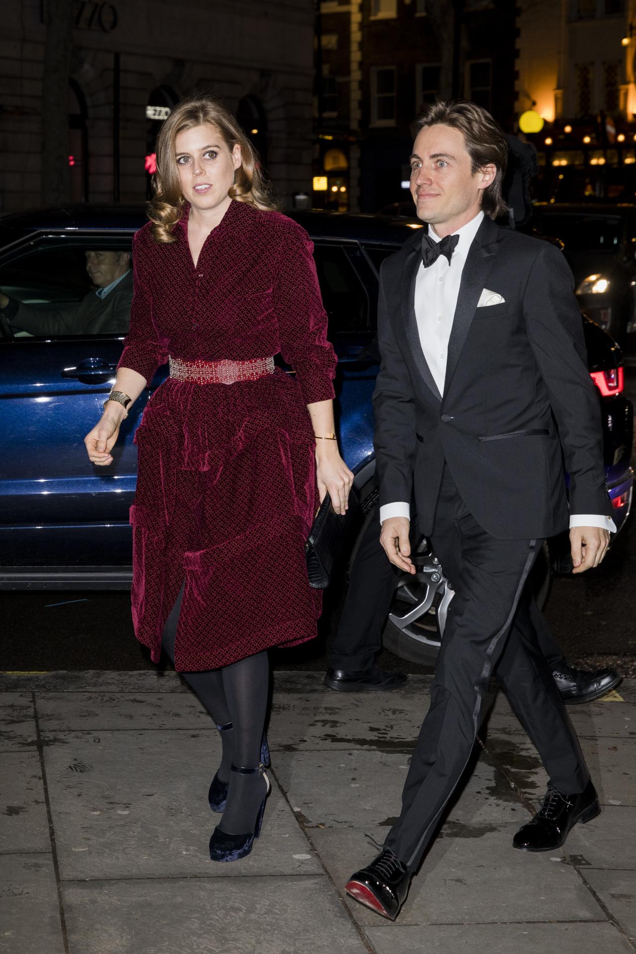 Princess Beatrice s boyfriend accompanied her to visit The Queen