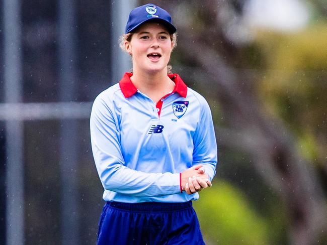 Metro’s Emily Powell finished with the most runs after seven rounds, 249 at 83. Picture: Linda Higginson / Cricket Australia