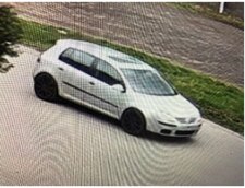 Detectives want to speak to anyone with information on the whereabouts of this silver Volkswagen Golf.