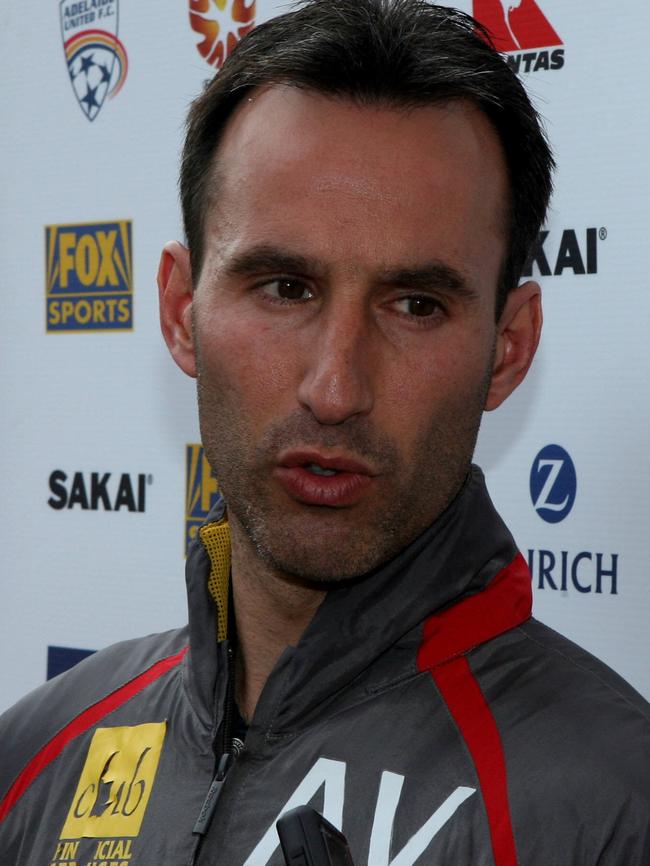 Vidmar during his spell as coach of the Reds.