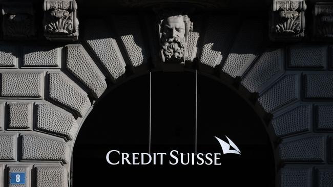 Experts note the rescue of Credit Suisse by UBS - a move forced by Swiss regulators over the weekend - has done little to ease concern in credit markets. (Photo by Fabrice COFFRINI / AFP)