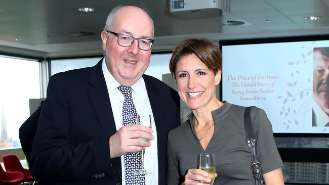 Peter Ryan, pictured alongside journalist Emma Alberici.