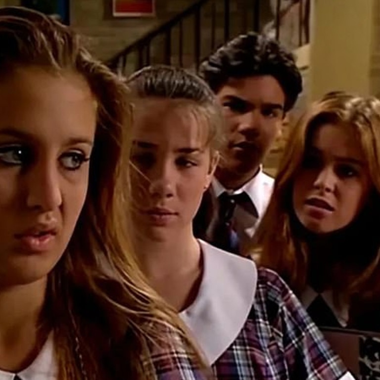 Isla (right) and Kate (middle) starred on Home And Away together. Picture: Channel 7