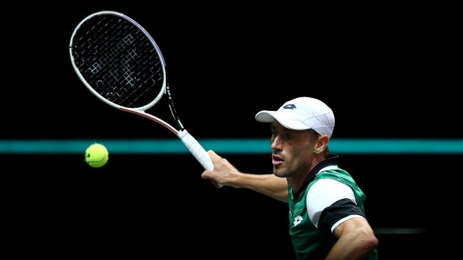 John Millman at the ABN AMRO World Tennis Tournament in Rotterdam, Netherlands. Picture: Getty