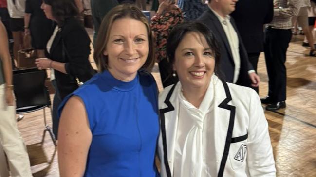 Upper House MP Nicola Centofanti with new Liberal Senator Leah Blyth on Friday January 31. Picture: Facebook