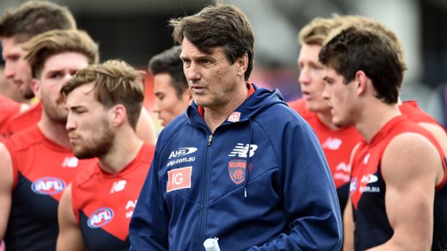 Paul Roos coached the Demons for three seasons.