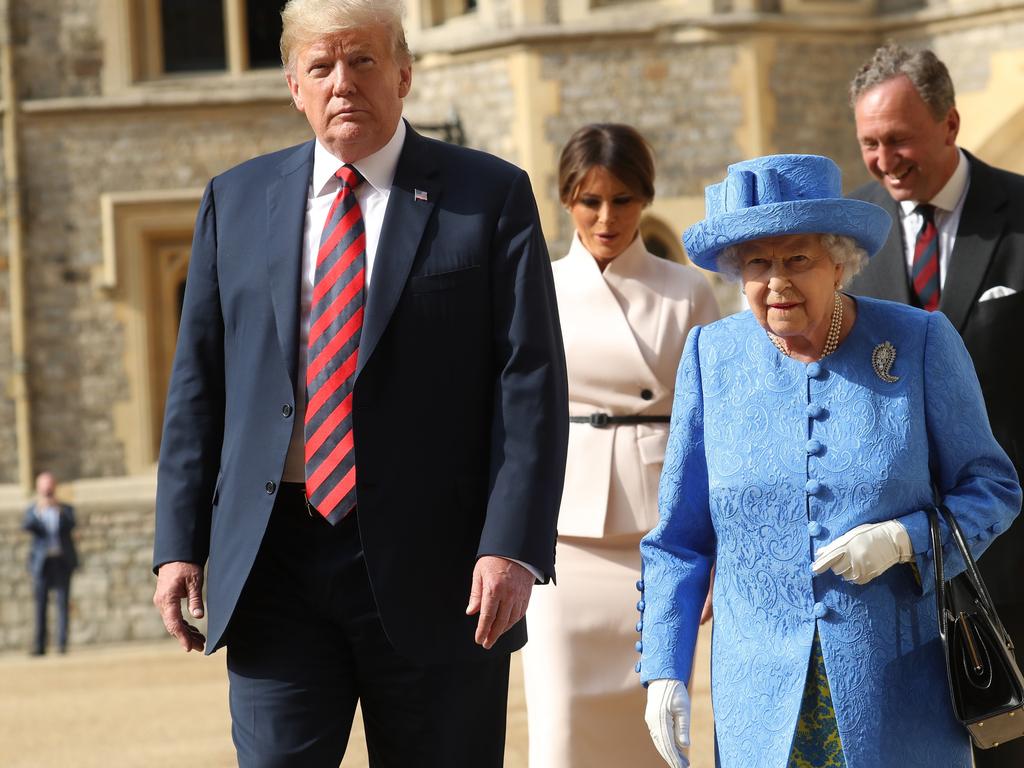 Donald Trump called the late Queen “incredible”. Picture: Getty Images