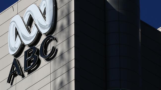 Signage is seen at the ABC offices in Ultimo, Sydney, Tuesday, June 11, 2019. The ABC is considering a legal challenge after federal police raided the public broadcaster's Sydney offices last week. (AAP Image/Danny Casey) NO ARCHIVING