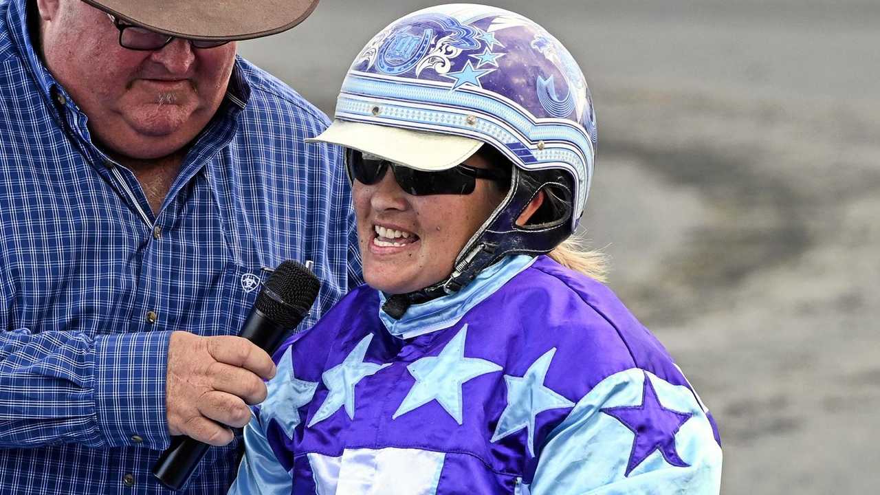 Chantal Turpin after her Easter win aboard Mach Torque at Marburg. Picture: Cordell Richardson