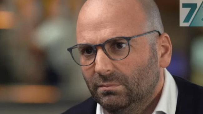 George Calombaris has spoken on camera. Picture: ABC/7.30