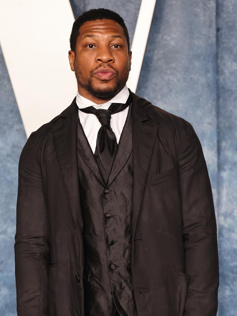 Jonathan Majors admitted to choking ex-girlfriend Grace Jabbari in newly unearthed audio. Picture: Amy Sussman/Getty Images