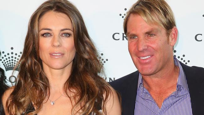 Shane Warne and Elizabeth Hurley were an item for a couple of years. (Photo by Scott Barbour/Getty Images)