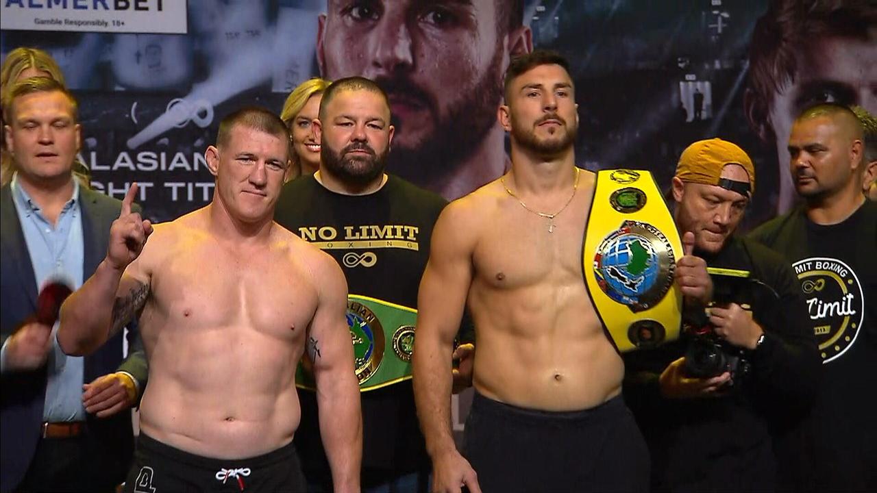 Paul Gallen and Kris Terzievski will do battle for two heavyweight titles.