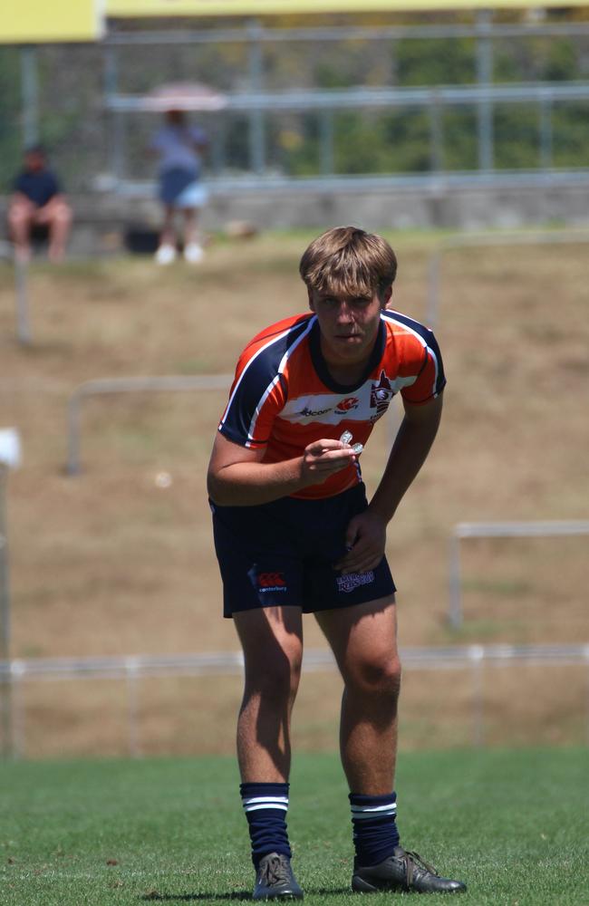 Emerging Reds Cup day 1 action between SEQ and Brisbane Grey in the Under 15s.