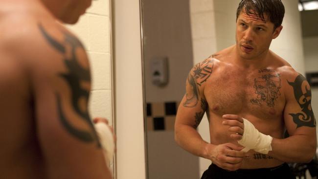 Hardy says a career filled with physical roles, like this 2011 film Warrior, have taken their toll. Picture: Supplied
