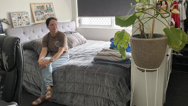 Kylie Payne in her son Harry's room, which she has kept exactly as it was when he died.