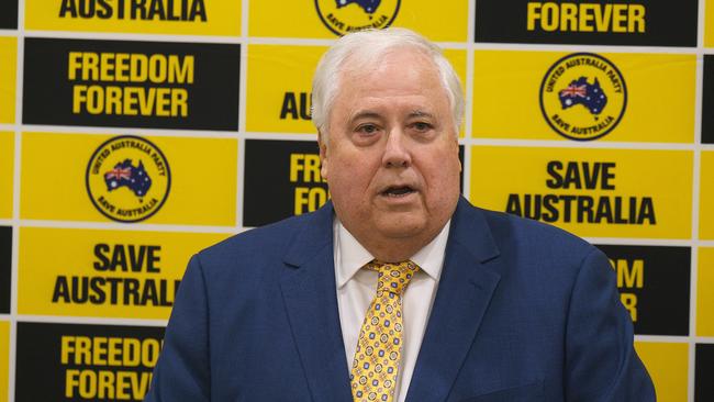 Clive Palmer was ranked the country’s seventh richest person in 2022. Picture: NCA NewsWire / Luis Ascui