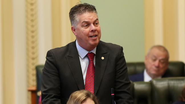 Mr Aaron Harper, Member for Thuringowa, Queensland parliament Question Time, Brisbane. Photographer: Liam Kidston.