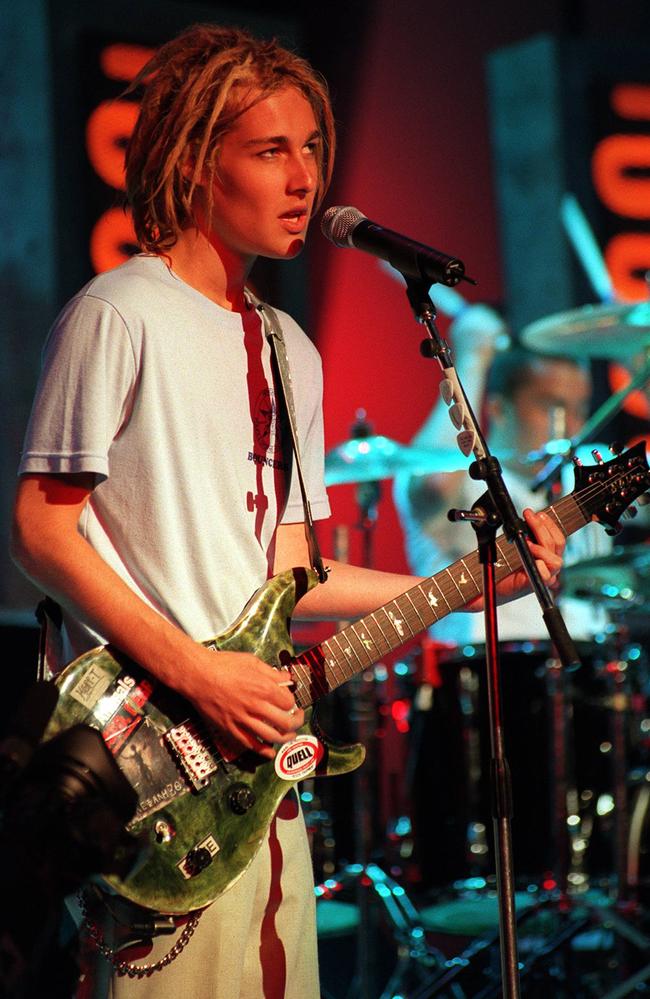 September, 1997: Johns rehearsing for the Aria Awards.