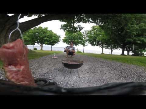 BIZARRE:    Guy Uses Drone to Cook Steak on a Barbecue   July 01