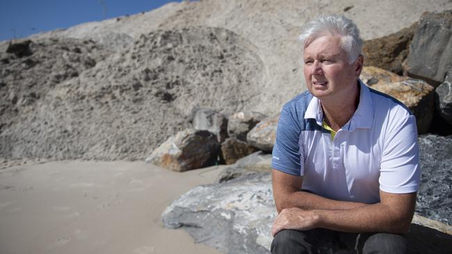 Surveyor John Dundon says he believes the State Government's Living Beaches strategy has failed. Picture: Naomi Jellicoe