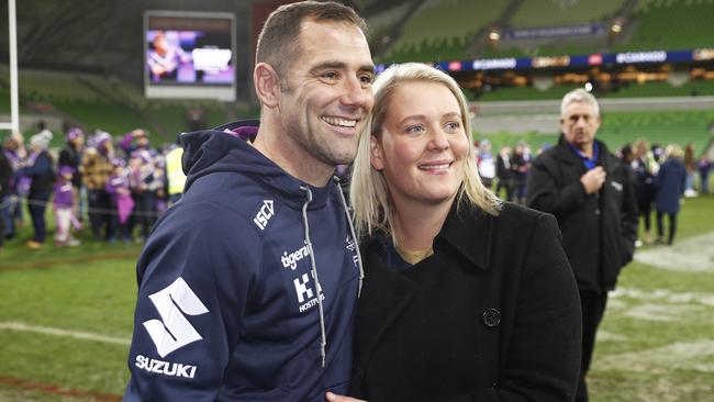 The couple have had to weather the storm. Photo: AAP Image/Daniel Pockett