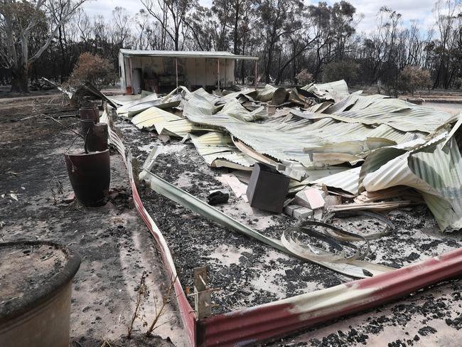 The fires have raged across the Grampians. Picture: David Crosling