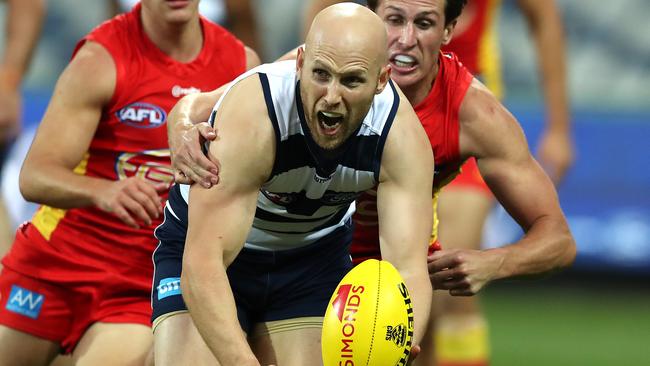 Gazza’s 350th was a big one for the Cats. Picture: AFL Photos/Getty Images