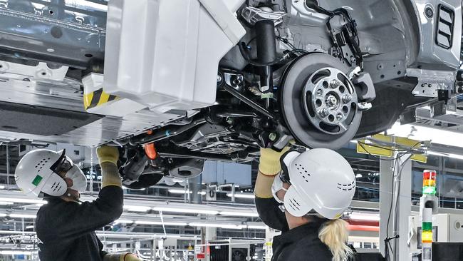 While the White House’s adjustment provides some relief, the US auto industry is still dealing with supply chain disruptions. Picture: AFP