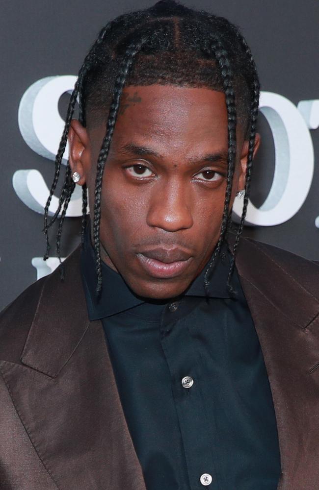 Astroworld rapper Travis Scott is due to headline Coachella, which is now in serious doubt amid coronavirus. Picture: Getty Images