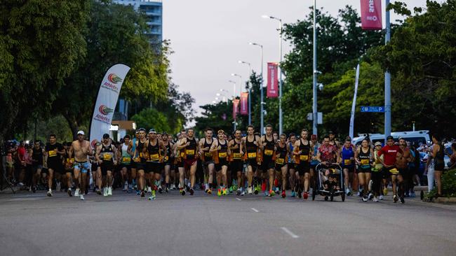 The stating line of the 2025 NT City2Surf. Picture: Pema Tamang Pakhrin