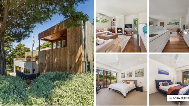 A four-bedroom home in Portsea, Victoria, can be snapped up for the week for $17,000. Picture: Airbnb