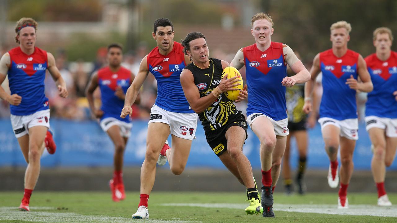 Rivals will again be chasing Daniel Rioli and the Tigers. Pic: Michael Klein