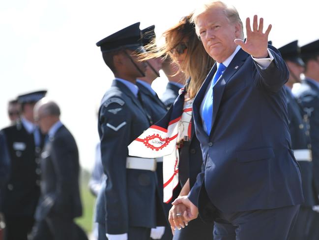 The US President called London Mayor Sadiq Kahn “a stone cold loser”. Picture: AFP