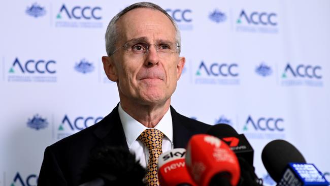 Rod Sims addresses the media in Sydney on Thursday Picture: AAP