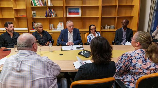 The meetings were held to get a better picture of the town after the curfew. Picture: Supplied.