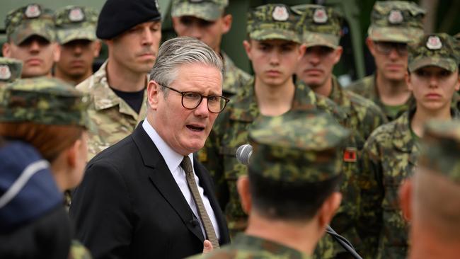 British Prime Minister Keir Starmer has condemned Vladimir Putin for prolonging the conflict in Ukraine and called for increased pressure on Russia. Picture: Leon Neal/ AP