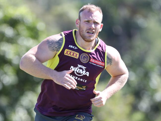 Matt Lodge return for pre-season training. Pic Annette Dew