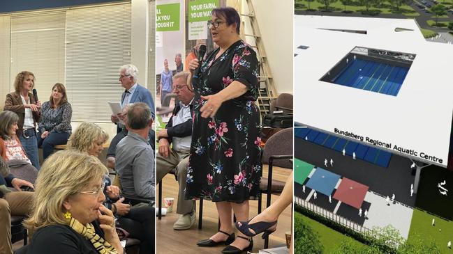 Improved transparency in financial reporting by council and concerns with the Bundaberg Aquatic Centre were topics of hot discussion at a panel discussion organised by the Bundaberg Regional Ratepayers Association in Childers.