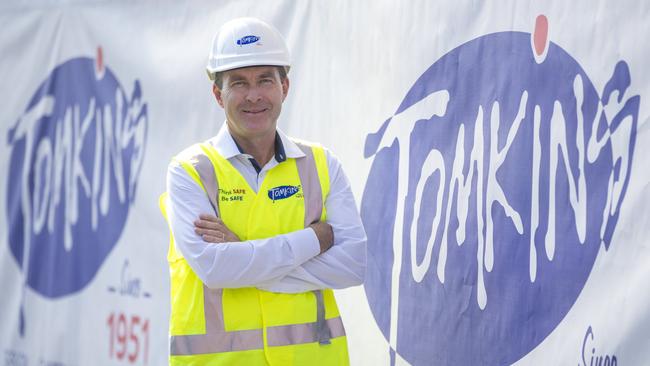 Tomkins director Mike Tomkins. Pic Peter Wallis